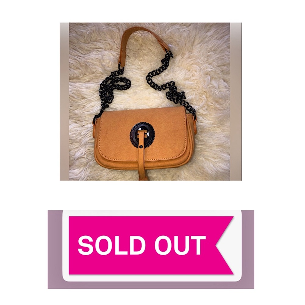 Shoulder Bag Purse Handbag by Zebra Mustard Faux Leather long Strap - Picture 1 of 11